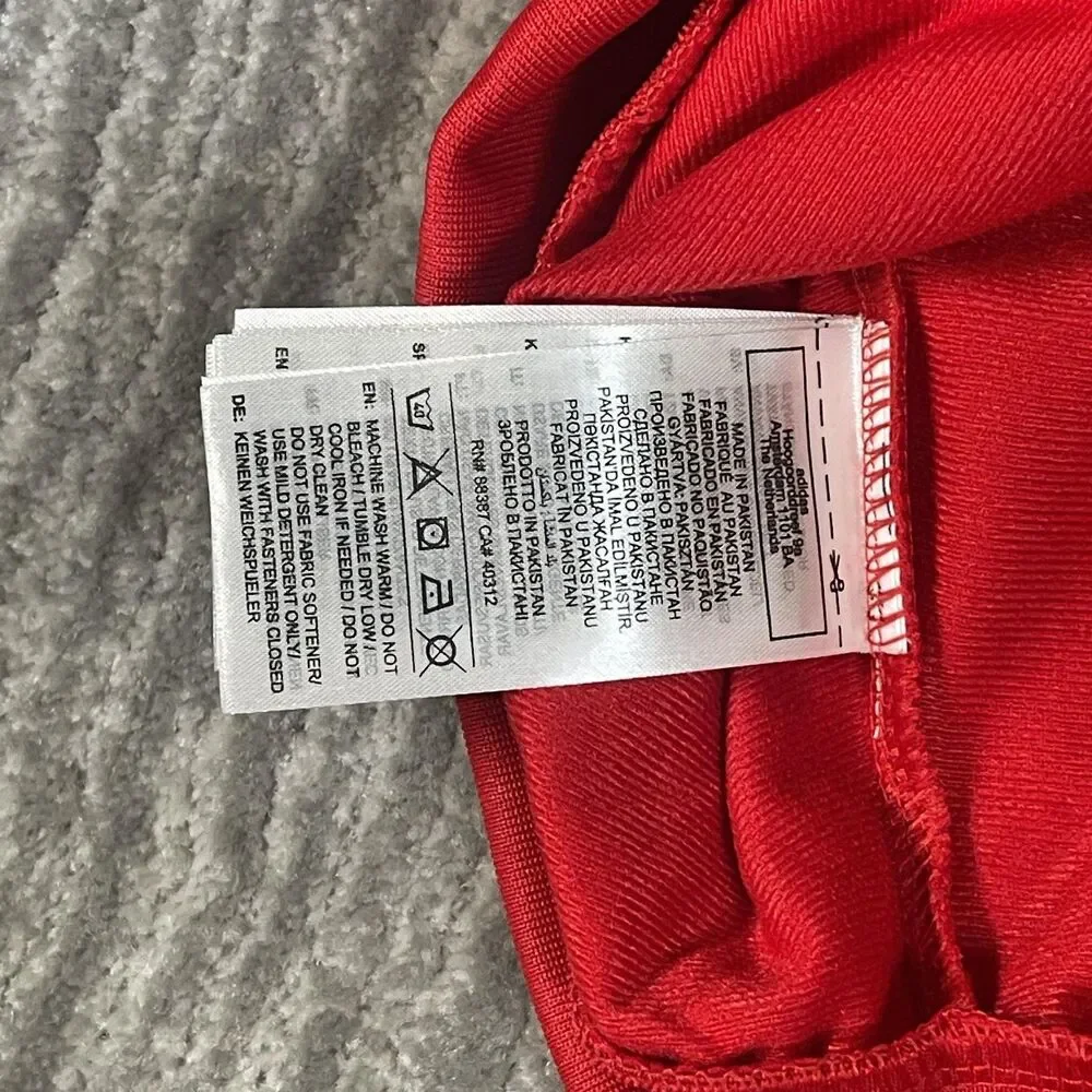Adidas Originals Firebird Track Suit Mens XL Red 3-Stripes KD8307 KD8319